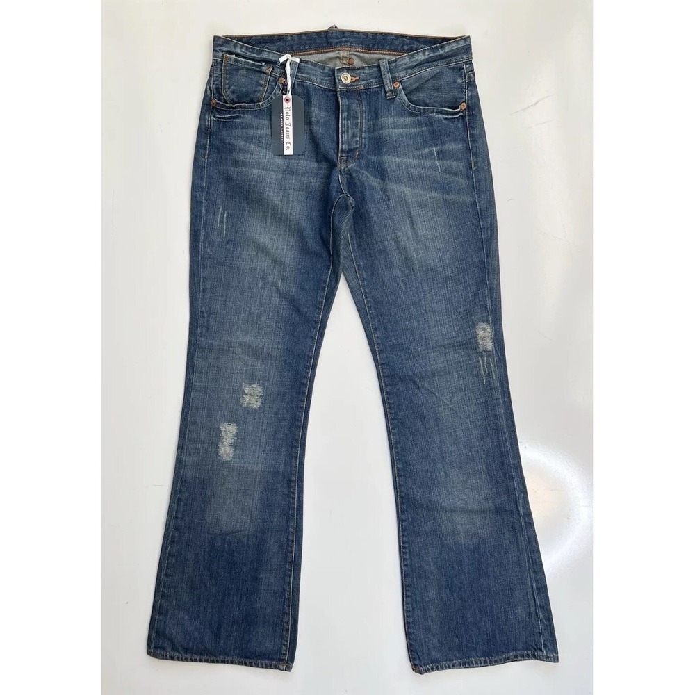Ralph Lauren‎ Polo Jeans Co Blue Rigid Whitney Flare Bootcut / Women's 10/33